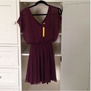 Alice + Olivia Mauve Mini Dress